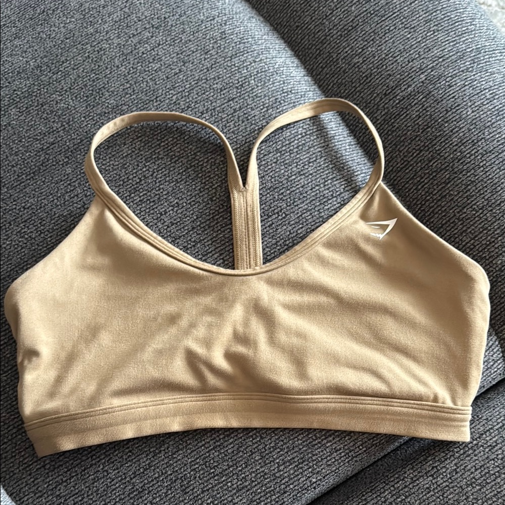 Women's Tan Sports Bra